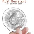 thumbnail image 5 of 4pcs Heavy Duty Stainless Steel Slop Basket Filter Trap, 2.75" Top / 1" Mesh Metal Sink Strainer - PR, 5 of 5