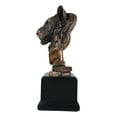 thumbnail image 4 of Jungle Wildlife Apex Predator Bengal Tiger Bust Sculpture 9"H With Trophy Base, 4 of 6