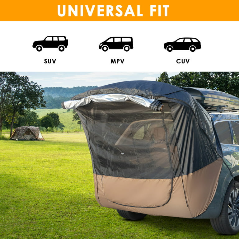 SUV Car Travel Tent, Tailgate Tent with Shade Awning for Camping