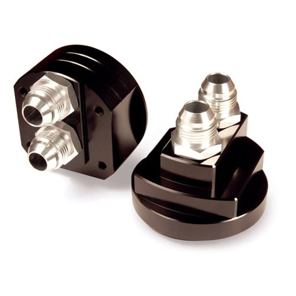 Remote Oil Filter Relocation Kit - Black