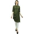thumbnail image 4 of Bimba Womens Chic Style Cowl Kurti Designer Cotton Kurti Casual Wear Tunic Top, 4 of 9