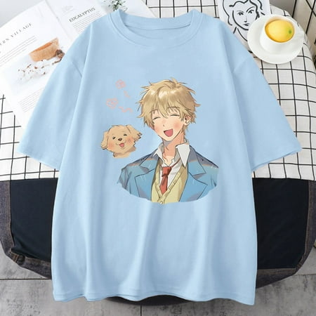 

JHPKJSkip and Loafer Shirts Japanese Anime Clothes 100% Cotton Semmer T-shirt Print Aesthetic Graphic T Shirt Women/men Short Sleeve