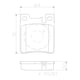 thumbnail image 2 of BALATAS CERAMICAS SL500 1999 al 2002 MERCEDES-BENZ 5.0L V8 Traseras BREMBO ., 2 of 5