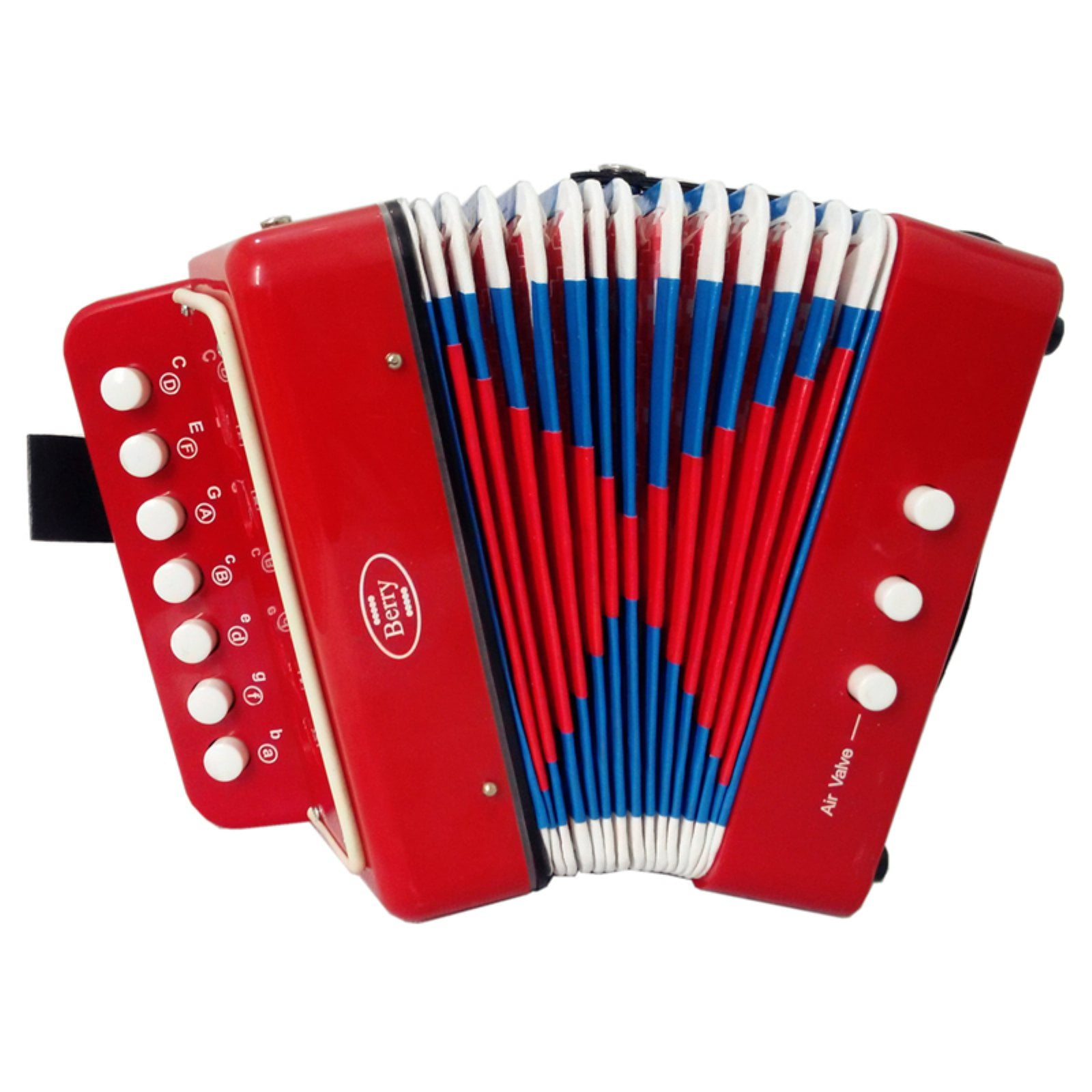 Berry Toys Kids Accordion Red