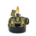 thumbnail image 2 of HDWUEN Wind Resistant Lighter,Camping Lighter Traditional Lighters Cool Novelty Lighter Collection Cigarette Lighter,gold, 2 of 7