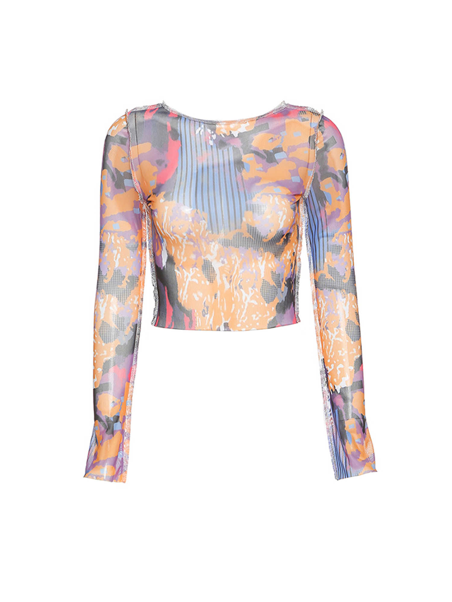 Long Sleeve Crop Tops 