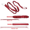 thumbnail image 3 of Unique Bargains 2pcs 37' Red Kayak Paddle Leash Elastic Rowing Boat Paddle Leash Safety Tools Stand Up Paddle Board Kayak Accessories, 3 of 7