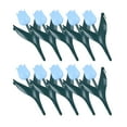 thumbnail image 1 of Almencla 10Pcs Garden Edging Fake s Lawn Edging for Driveway Lawn Ornament Blue Flower, 1 of 8
