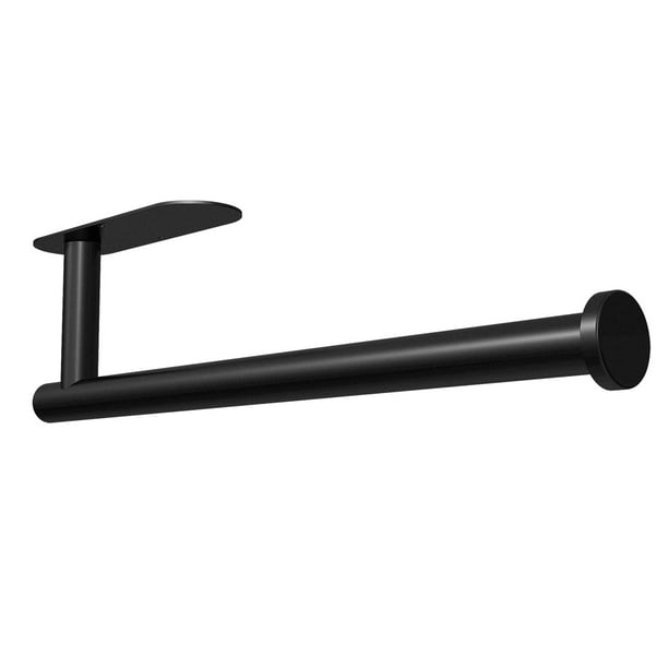 Soporte para toallas de papel DEKAVA, soporte de pared para debajo del armario, negro