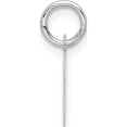 thumbnail image 2 of 10K White Gold 10Kw Small Script Initial P Charm (Width 6.3) (Length 17.25) - Jbsp, 2 of 5