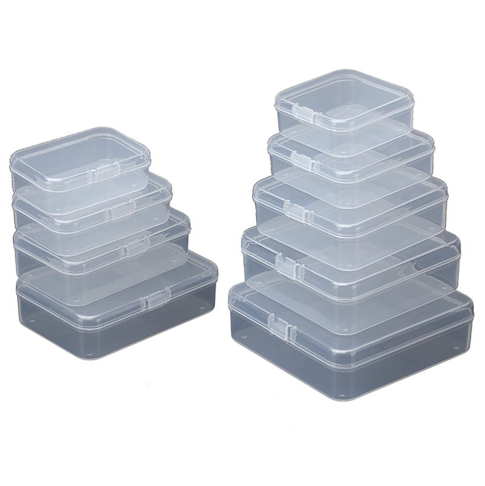Caja de plástico rectangular, caja pequeña para piezas de trabajo, caja ...