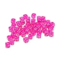 thumbnail image 1 of Juego de Dados de 6 caras Zulema 50 piezas colores translúcidos moteados Rosa, 1 of 7