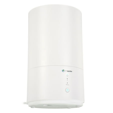 PureGuardian - H950AR Ultrasonic Cool Mist Top Fill Humidifier with Aromatherapy, .80-Gallon - White