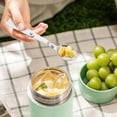 thumbnail image 4 of Dinnerware Set Outdoor Folding 304 Stainless Fork and Spoon Portable Multi Functional Tableware Camping Travel Spoon with Storage Box, 4 of 9