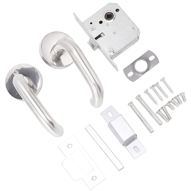 Cerradura De Manija De Puerta De Paso, Cerraduras De Manija De Puerta De Acero Inoxidable Ergonómico Pulido Para El Hogar