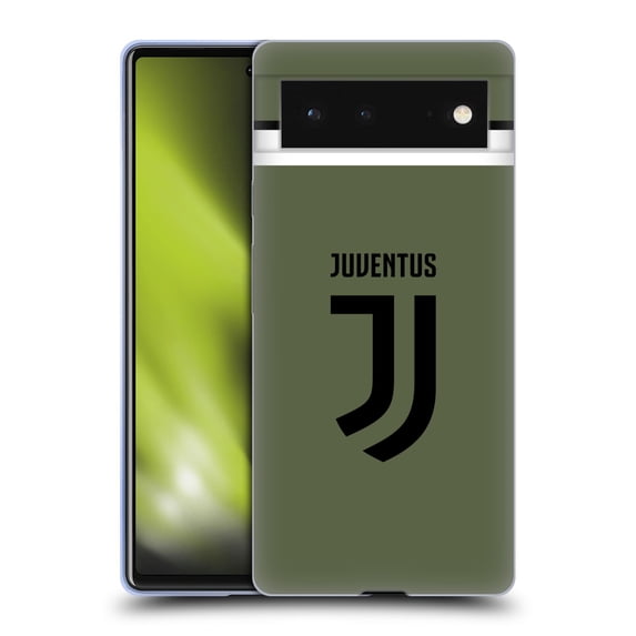 Head Case Designs Officially Licensed Juventus Football Club 2017/18 Race Kit Third Soft Gel Case Compatible with Google Pixel 6