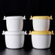 thumbnail image 4 of Injueey Olla arrocera de 3,8 l, vaporera para microondas, minifabricante de horno, contenedor de cocina, utensilios para sopa, olla de vapor Cocina y Comedor Amarillo S Injueey HA083783-01, 4 of 6
