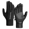 thumbnail image 1 of Likrtyny Guantes Ciclismo para Hombre Guantes Invierno Antideslizantes Fleece TouchScreen (Black XL), 1 of 9