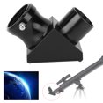 thumbnail image 4 of Accesorio para telescopio, adaptador diagonal de espejo negro de 1,25 pulgadas y 90 grados, diseño de precisión, 4 of 5