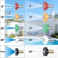thumbnail image 3 of 2-in-1 High-Pressure Car Washer Nozzle Accessories, Leak-Proof Quick Connector with Smooth Switch Valve, Foam Cannon & Spray Gun Adapter, 1/4 Inch Quick Connect Pressure Washer Attachment, 3 of 6