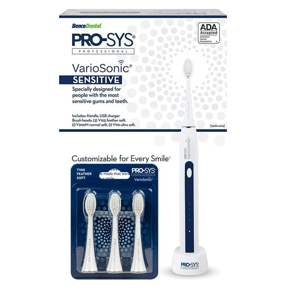 PROSYS VarioSonic Sensitive Teeth and Gums Rechargeable Power Electric
