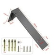 thumbnail image 1 of Heavy Duty Mantel Brackets, Large Metal Shelf, Wall Mounted Floating Triangle, 1 of 4