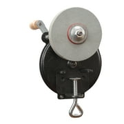 YILIKISS Manual Hand Grinder Stone Jewelers Bench Repair Tool 6” Hand Operated Grinder For Sharpening & Grinding
