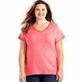 thumbnail image 3 of Just My Size Women's Plus-Size Hi-lo X-Temp Pocket Tee, 3 of 3