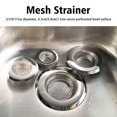 thumbnail image 3 of Kitchen Metal Sink Strainer Drain Plug Hole Basin Steel Catcher Hair Filter U5A9, 3 of 9