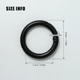 thumbnail image 5 of 10Pcs NEW  Spring O Ring, Gate O Ring Round Carabiner Snap Clip Trigger Spring Keyring, Metal O Ring for Bags,Purses(2.5cm), 5 of 6