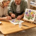 thumbnail image 5 of Wildflower Bouquet Mosaic Art DIY Kit for Adults Beginners,3.5in Handmade Glass Tile Mosaic Craft Set With Wooden Display Easel,for Home Wall Table Decor,Holiday Housewarming Gift, 5 of 6
