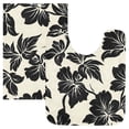 thumbnail image 3 of Ryvnso Elegant Tropical Floral-t7 Bathroom Shaggy Rugs Toilet U Shape Mat Soft Contour Rug 20"x24", 3 of 9