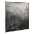 thumbnail image 4 of Kate and Laurel Sylvie Beaded Tonal Abstract Blackened Charred Gray Moody Minimalist Vintage Framed Canvas Wall Art by The Creative Bunch Studio, 30x30 Gold, Modern Abstract Landscape Art for Wall, 4 of 7