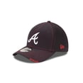 thumbnail image 1 of Gorra New Era MLB Atlanta Braves Neo Ajustada Pequeña/Mediana Azul Marino, 1 of 2