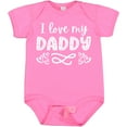 thumbnail image 3 of Inktastic I Love My Daddy with Hearts Boys or Girls Baby Bodysuit, 3 of 5