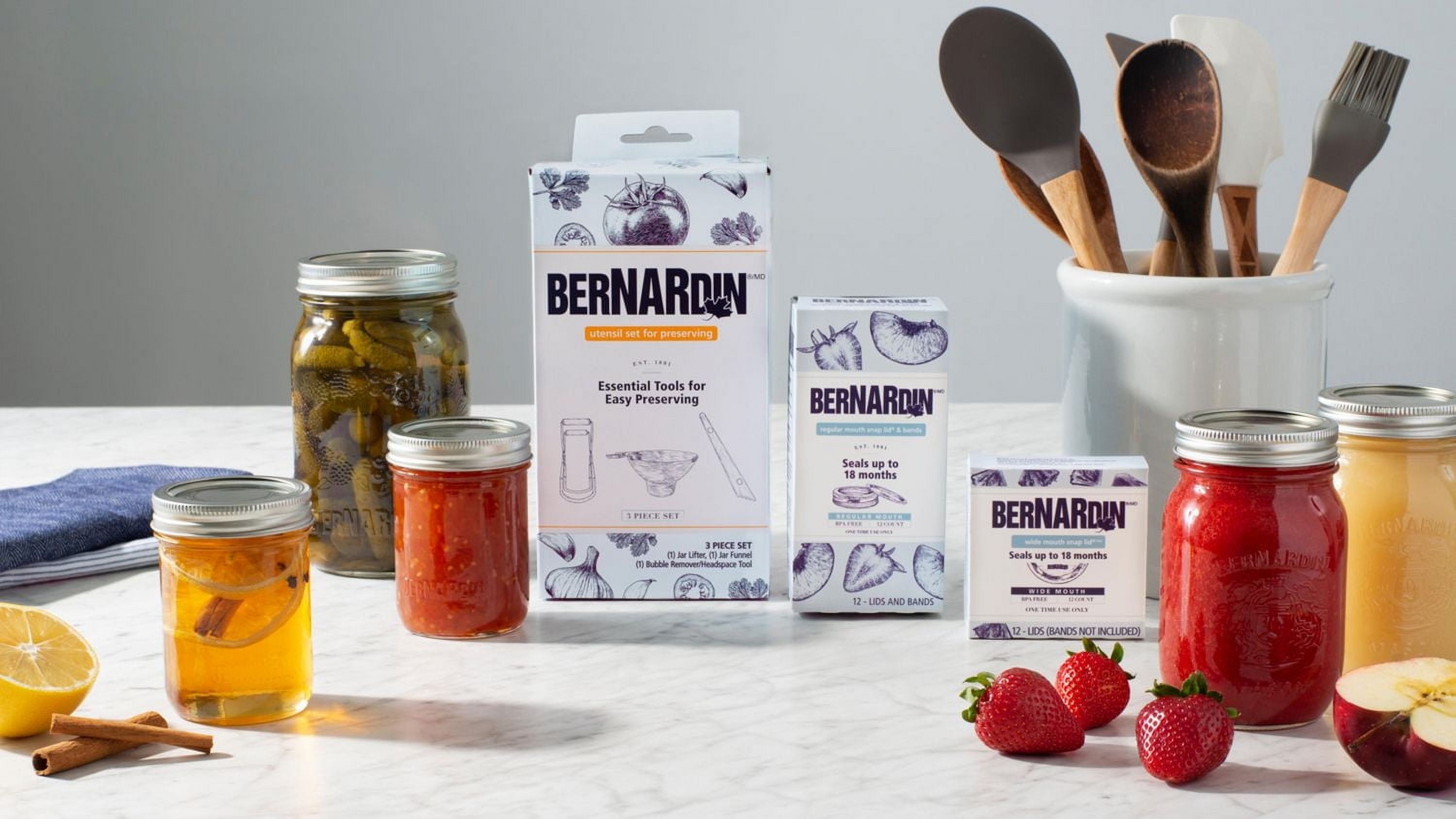 Couvercles Bernardin Gem Paquet de 12, 78 mm, Gemme