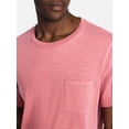 thumbnail image 4 of George Men's and Big Men's Slub Pocket Tee with Short Sleeves, Size XS-3XL, 4 of 5