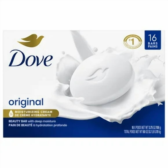 Dove Original Bar Soap, 16 x 106 g