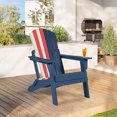 thumbnail image 2 of Aoodor Outdoor Folding Adirondack Chair 33.4x29.5x37.2 Inch, 2 of 11