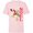 Soft Pink, variant on Disney Vintage Donald Duck Noel Holiday - Short Sleeve T-Shirt for Kids - Customized-White