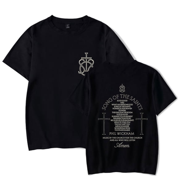 Phil Wickham Song Of The Saints Album Men/Women T-Shirt Summer Streetwear Harajuku Tshirt Shirt Short Sleeve