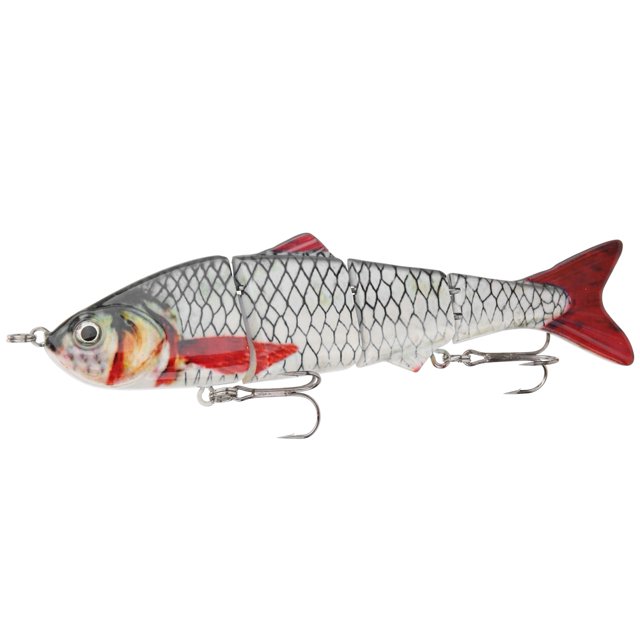 Señuelo de pesca Artificial de múltiples secciones de plástico ABS de 12cm/18g, cebo de natación, señuelos duros de mar, aparejos de pescaY145-5