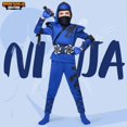 thumbnail image 2 of Disfraz infantil Spooktacular Creations Ninja Birdy Blue Small, 2 of 7