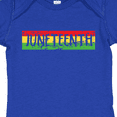 thumbnail image 4 of Inktastic Juneteenth Banner in Red Yellow and Green Boys or Girls Baby Bodysuit, 4 of 5