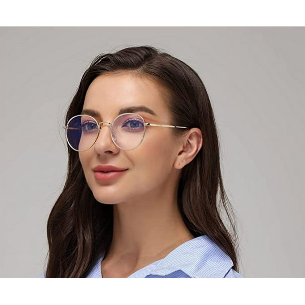Gafas redondas plateadas sale