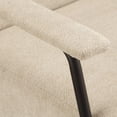 thumbnail image 4 of Chaise d'appoint en tissu et en métal, 4 of 7