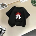 thumbnail image 3 of Camiseta de algodón de verano para niños de la marca Mickey, linda camiseta de dibujos animados de Disney para niño y niña, camiseta informal de cuello redondo, ropa para niños, 3 of 5