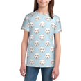 thumbnail image 3 of Wukai Dog Youth Unisex Short Sleeve T-Shirt for Boys, Girls, Teens, and Kids-Small, 3 of 7