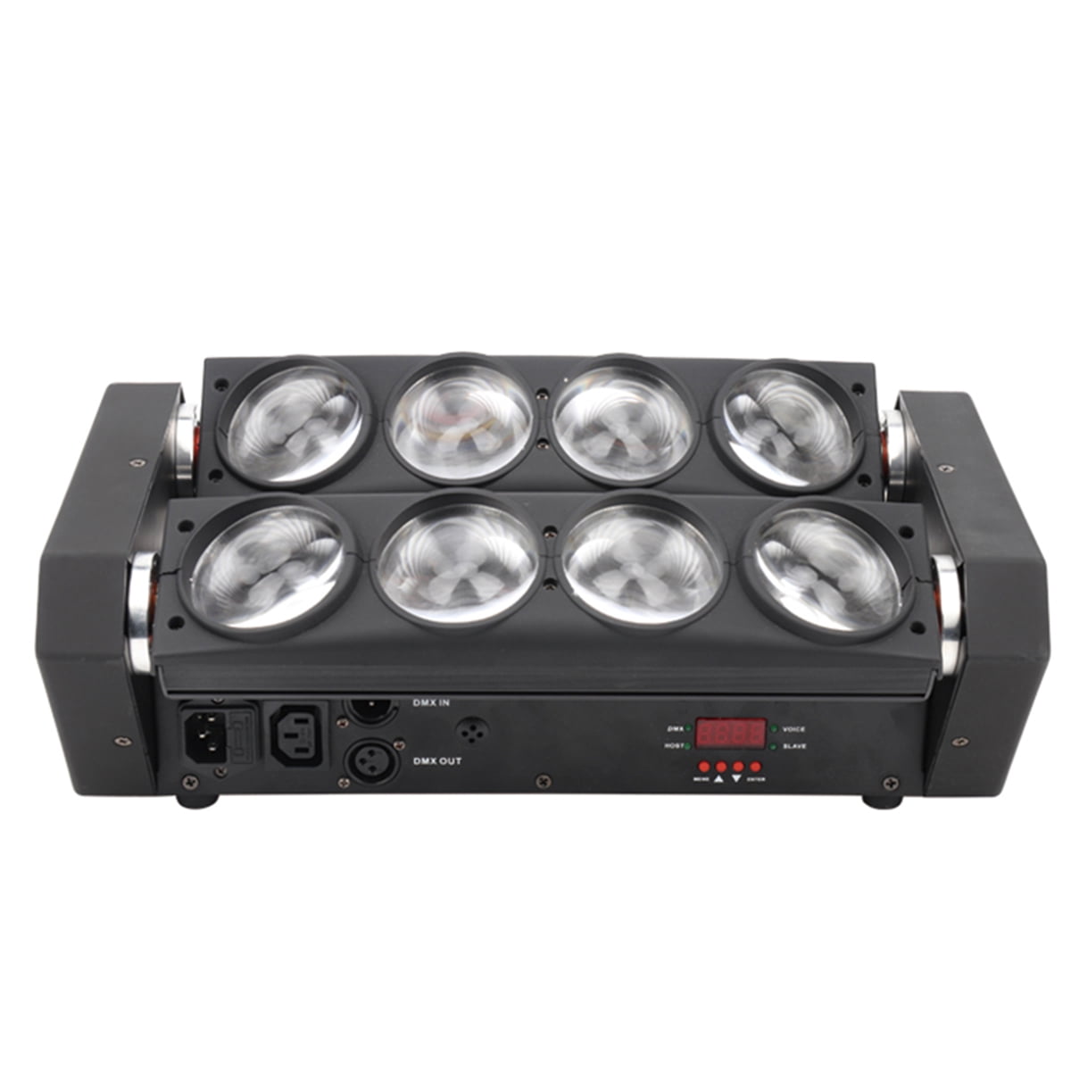 2Pcs LED 8x10W RGBW Moving Head Light, LED Spider Beam Stage Lighting, DMX 512 Spider Light for DJ Nightclub Party