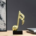thumbnail image 4 of 2 Pieces Music Note Sculpture Ornament Figurine Statue Photo Props Decor Macarena Nota estatuas, 4 of 7